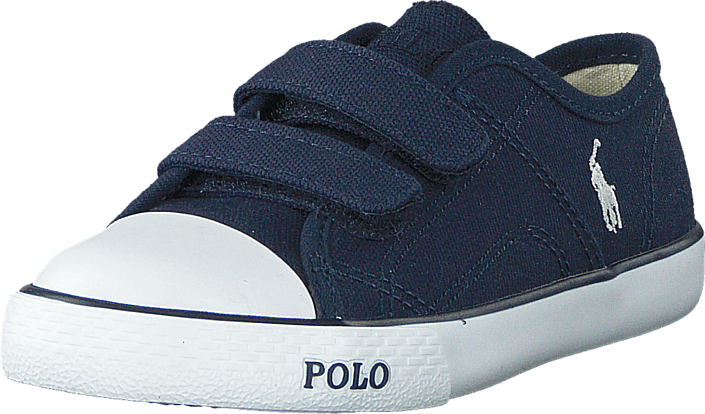 Ralph Lauren Junior - Daymond Ez Navy Canvas -White