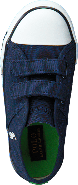 Ralph Lauren Junior - Daymond Ez Navy Canvas -White