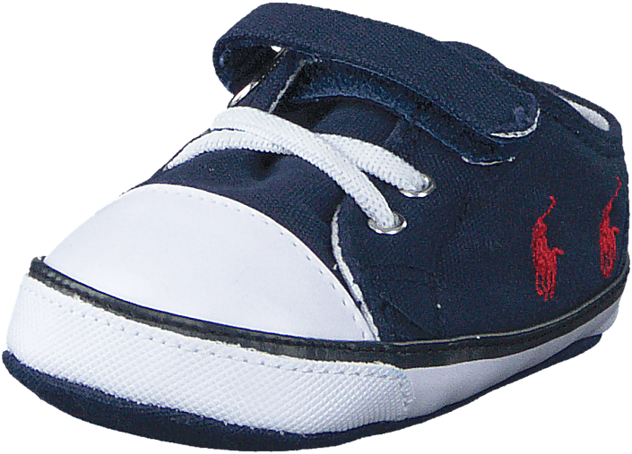 Ralph Lauren Junior - Kody Layette Navy Canvas - Red