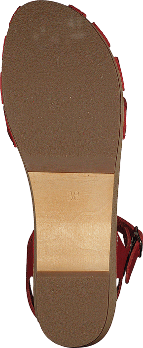 Swedish Hasbeens - Cross Debutant Red/Natue sole