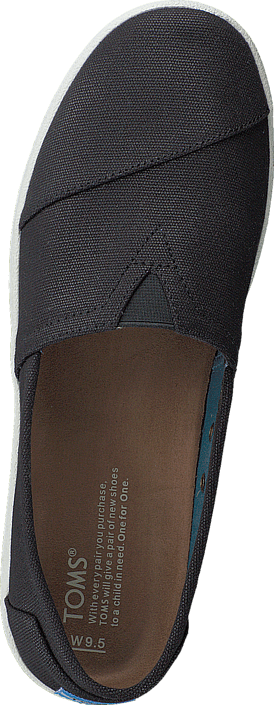 Toms - Women's Avalon Slipon Coated Canvas Black