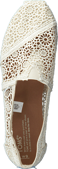 Toms - Women's Classic Alpargata Moroccan Crochet Neutral