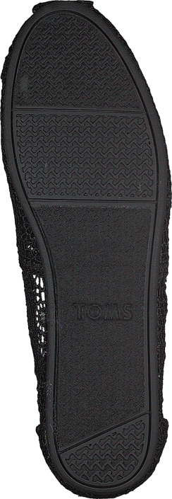 Toms - Women's Classic Alpargata Moroccan Crochet Black