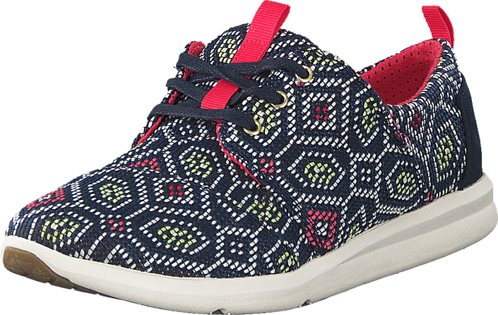 Toms - Women's Del Rey Sneaker Navy multi Woven