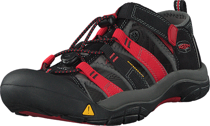 Keen - Newport H2-Jr Black/Racing Red Multi