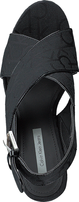Calvin Klein Jeans - ELAINE CK LOGO JACQUARD/PATENT BBK