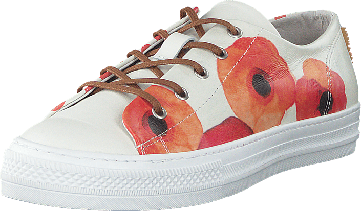 Hush Puppies - Rizzy Low Cut Print Whit/Coral