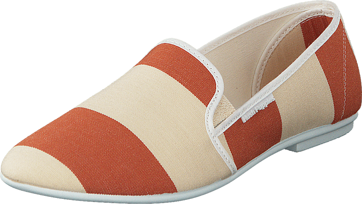Hush Puppies - Stacy Slip Offwhite/ Rust