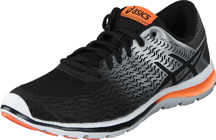 Asics - T5P2N 9093 Gel Super J33 2 Black/Silver/Flashorange