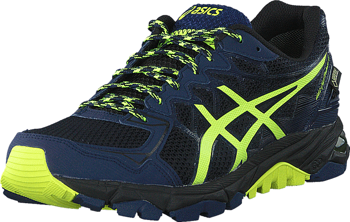 Asics - T5L2N 9007 Gelfujitrabuco4 Gtx Black/Flashyellow/Indigoblue