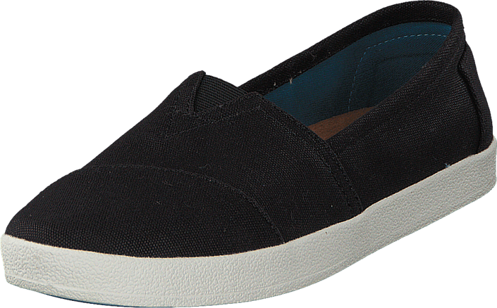 Toms - Avlon Slip-On Black Coated Canvas