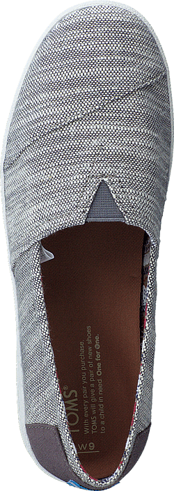 Toms - Avlon Slip-On Grey Textured Woven