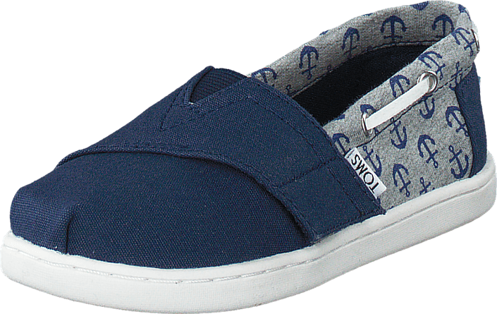 Toms - Bimini Espadrille Navy Anchor