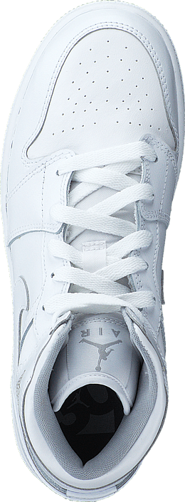Nike - Air Jordan 1 Mid Bg White/Wolf Grey