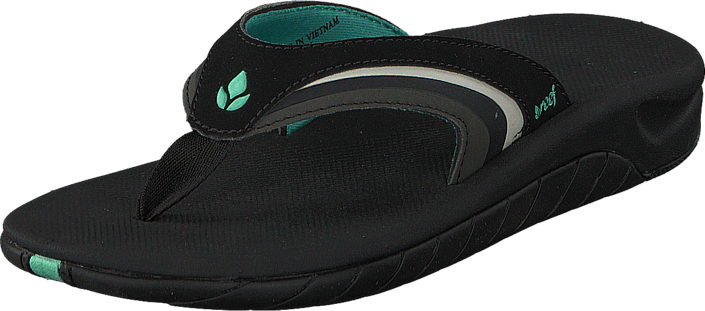 Reef - Girls Slap 3 Black/Black Aqua