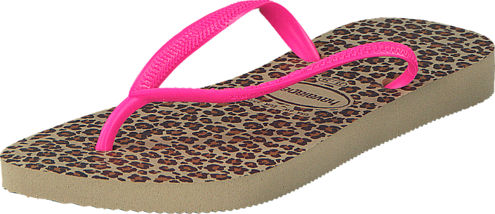 Havaianas - Kids Slim Animals Sandgrey/Pink
