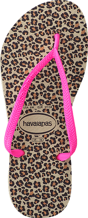 Havaianas - Kids Slim Animals Sandgrey/Pink