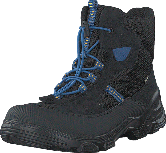Ecco - 721233 Snowboarder Black/Black/Cobalt