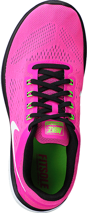 Nike - Wmns Nike Flex 2016 Rn Pnk Blast/White-Blk-Elctrc Grn