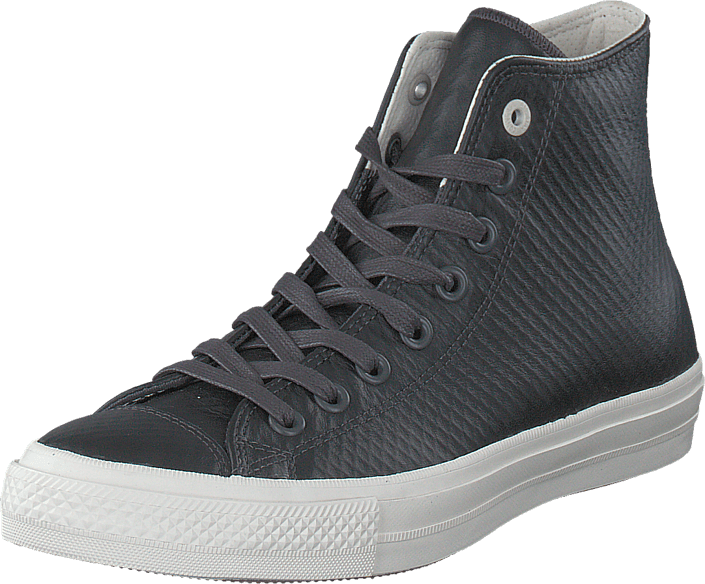 Converse - CTAS II Mesh Backed Leather-Hi Almost Black /Parchment/ Gum