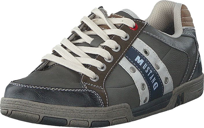 Mustang - 4007317 Men's Lace-Up Shoe Stone/ Grey