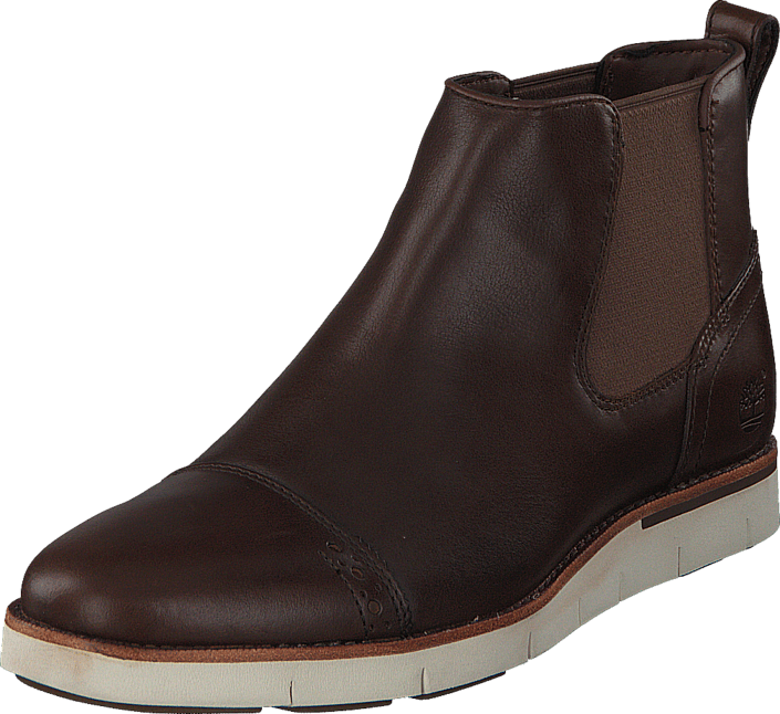 Timberland Preston Hills Chelsea Medium Brown Full-Grain Timberland Preston Hills Chelsea Medium Brown Full-Grain