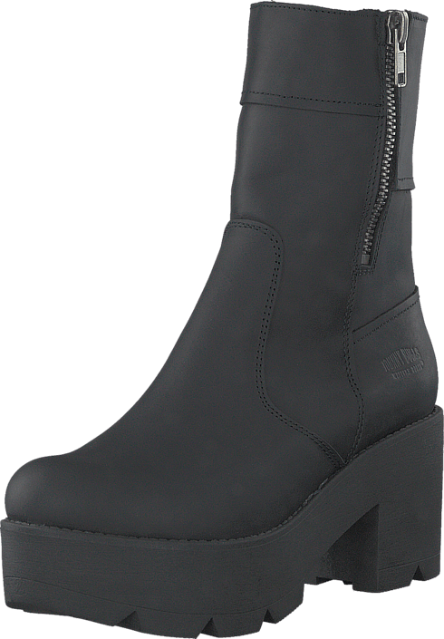 Johnny Bulls - 5066 Mid Platform Boot Black Old Silver