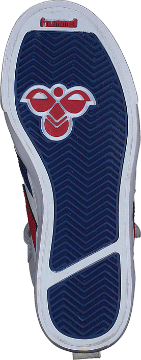 Hummel - Hummel stadil JR high White/Blue/Red/Gum