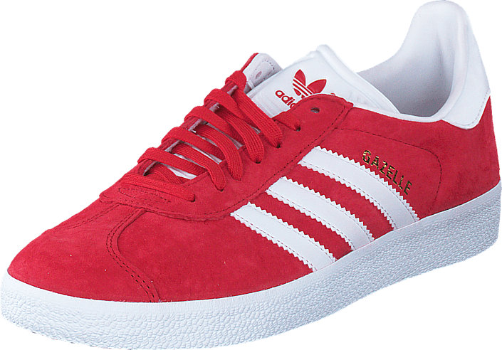 adidas Originals - Gazelle Power Red/White/Gold Met