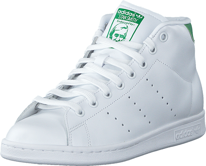 adidas Originals - Stan Smith Mid Ftwr White/Ftwr White/Green