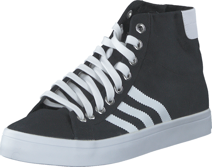adidas Originals - Courtvantage Mid Black/White/Metallic Silver