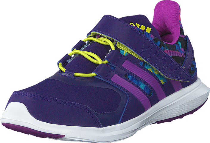 adidas Sport Performance - Hyperfast 2.0 El K Collegiate Purple/Purple/Slime