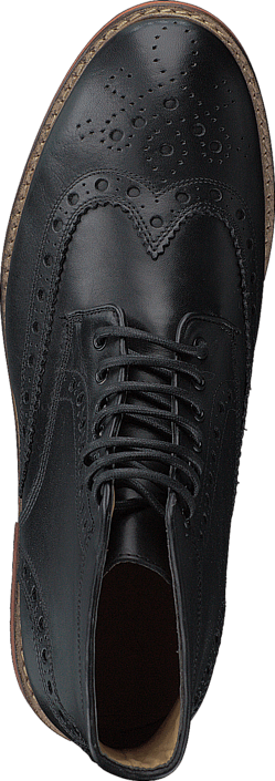 Lyle&Scott - Brogue Boot Leather 572 True Black