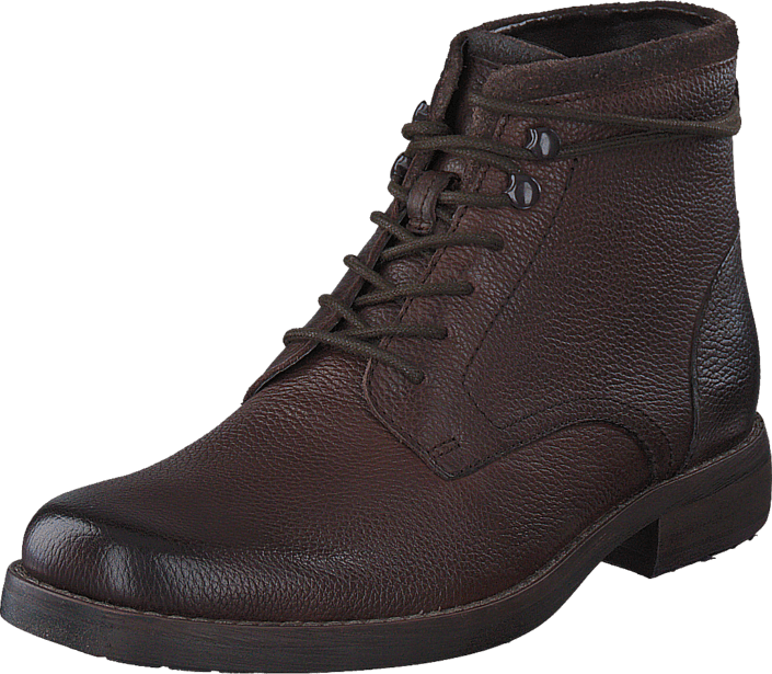 Clarks - Ashburn Top Dark Brown Leather