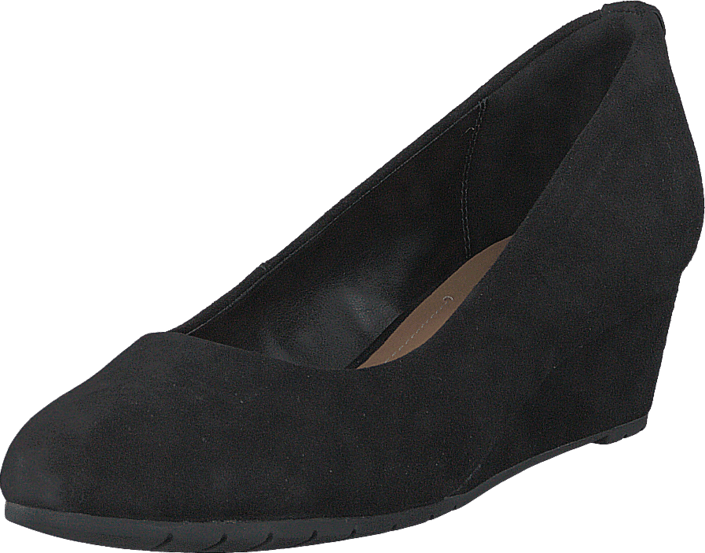 Clarks - Vendra Bloom Black Suede