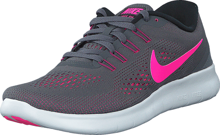 Nike - Wmns Nike Free RN Dark Grey/Pnk Blast-Blk