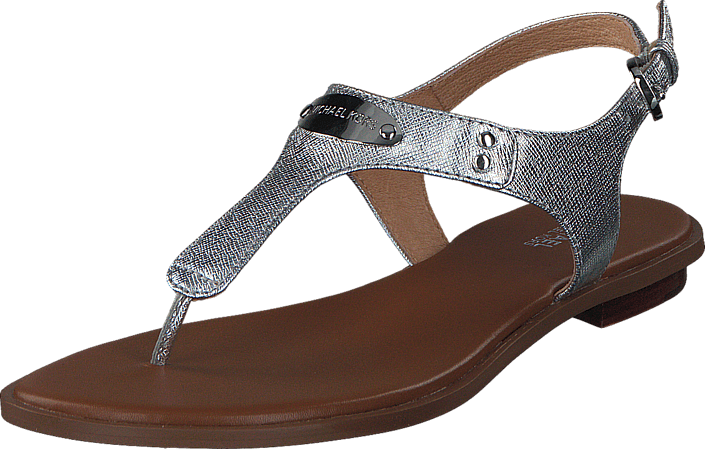 MICHAEL Michael Kors - MK Plate Thong 040 Silver