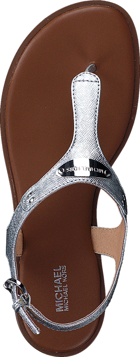 MICHAEL Michael Kors - MK Plate Thong 040 Silver