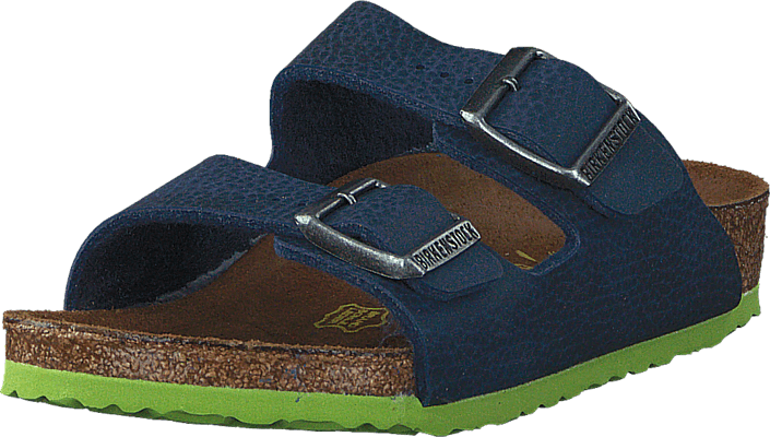 Birkenstock - Arizona Kids Nebula Blue/Lime