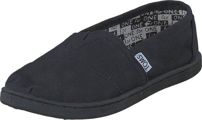 Toms - Black Canvas Yt Clsc Alprg Black