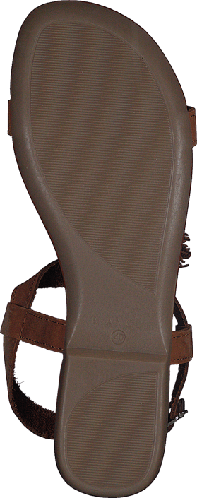 Bianco - T-Bar Sandal 24 Cognac