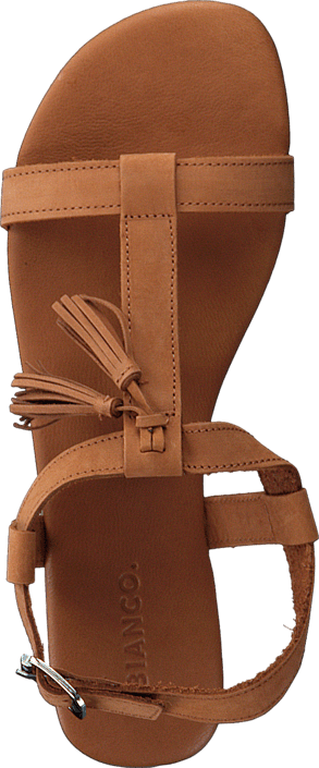 Bianco - T-Bar Sandal 24 Cognac