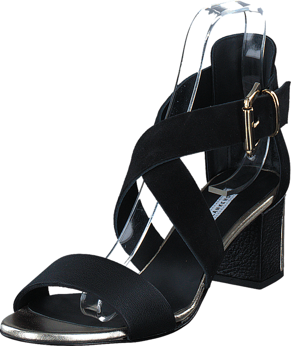 Blankens - The Susan Black Suede/Gold Leather