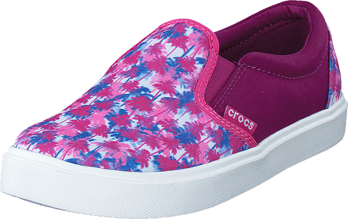 Crocs - CitiLane Novelty Slip-on K Pink Palm