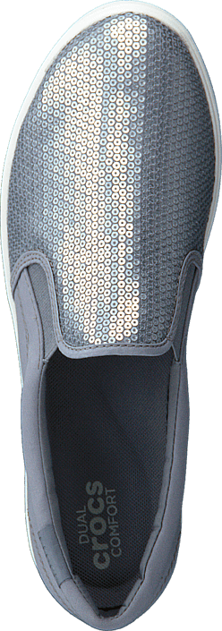 Crocs - CitiLane Sequin Slip-On W Silver