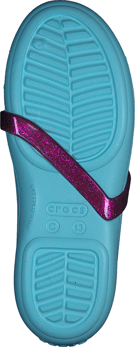 Crocs - Crocs Lina Flat K Ice Blue