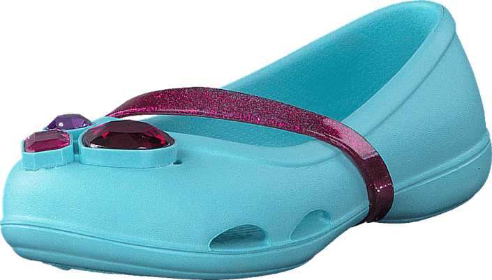 Crocs - Crocs Lina Flat K Ice Blue