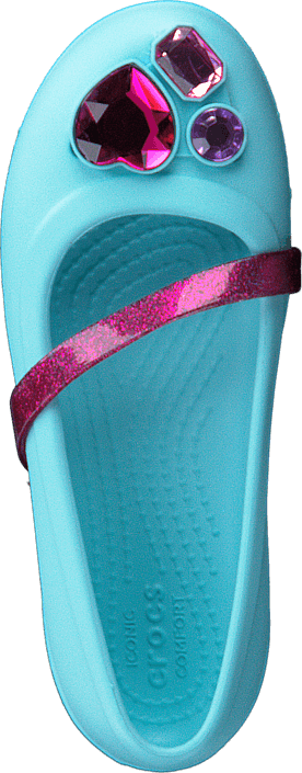 Crocs - Crocs Lina Flat K Ice Blue