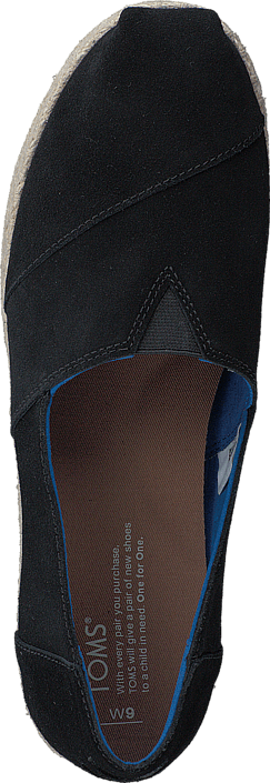 Toms - Platform Alpergata Black Suede