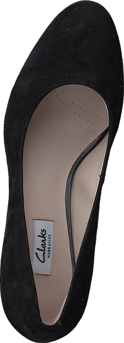 Clarks - Kelda Hope Black Suede